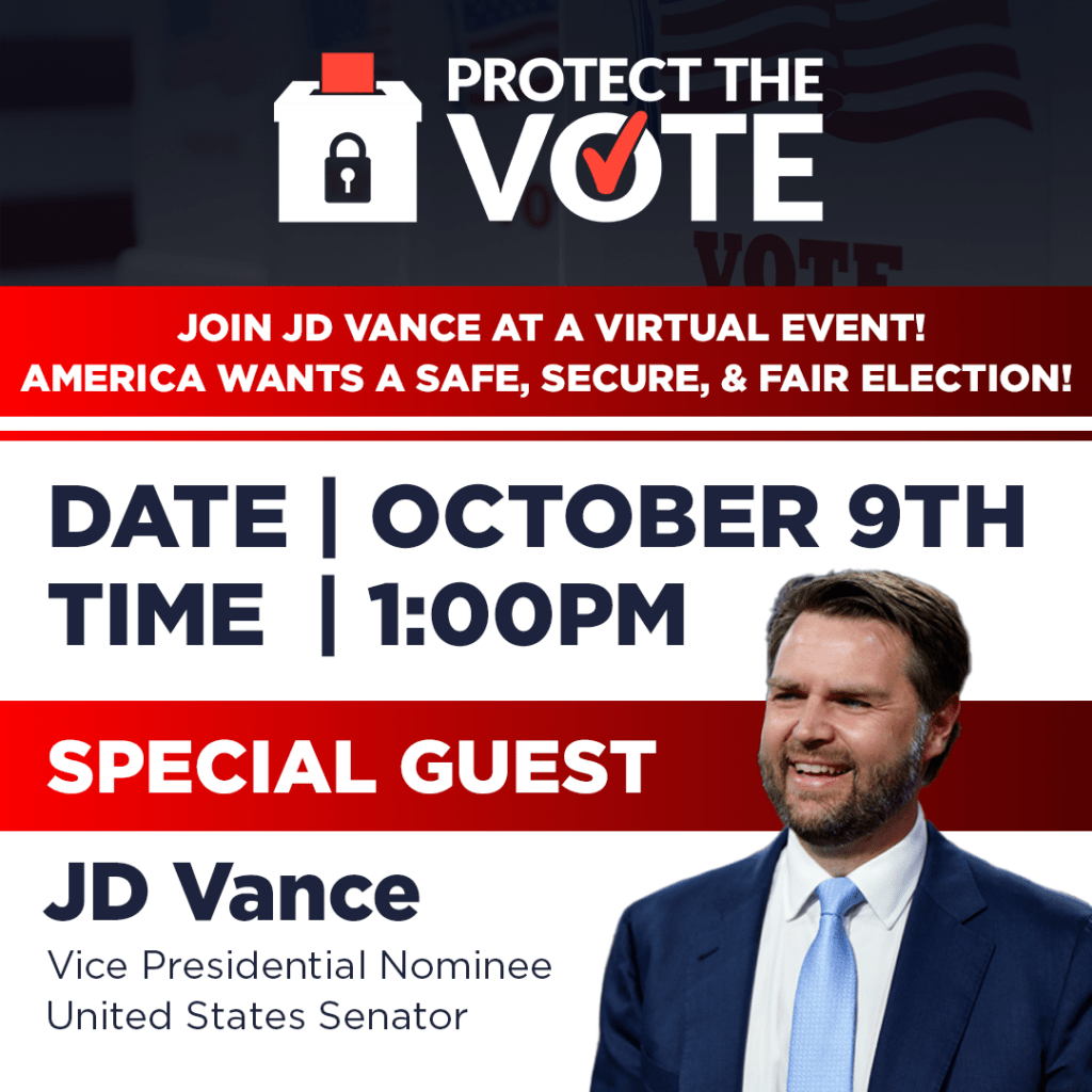 Protect The Vote with JD Vance 10/09/24